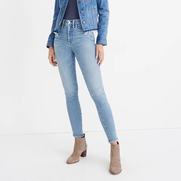 MADEWELL NWT 10" High Rise Skinny Jeans Size 28 - Picture 2 of 11